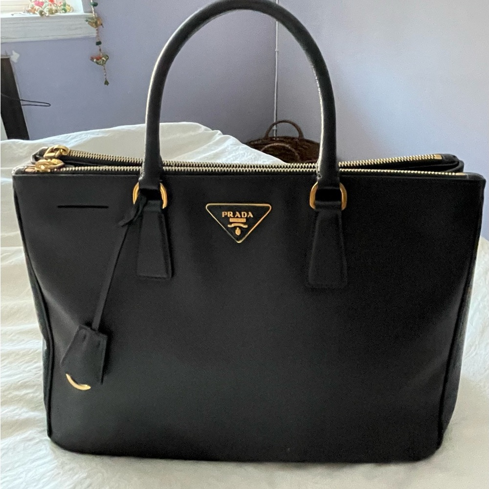 Prada Saffiano Leather Tote Bag